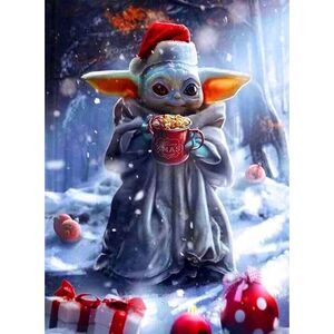 DIY 5D Diamond Painting Christmas Baby Yoda WT249